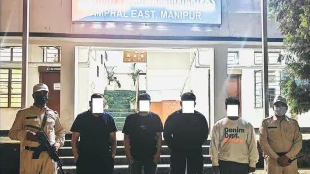 Six Arrested in Manipur for Militancy